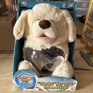 New Teddy Cute Doggie Design Tanks For Your Friendship Fish Tank NIB